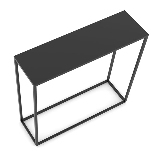Consolle Flamingo con Top Nero 80x25x70 cm