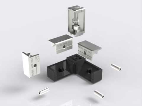 Giunto 15x15 a 3 vie